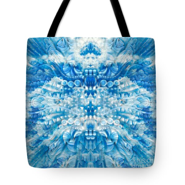 A New Wind Abstract Redux Tote Bag by Wbk