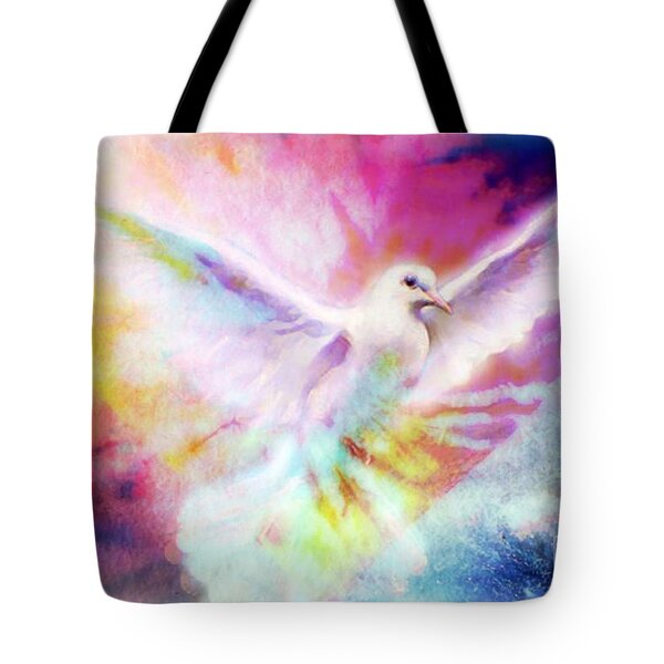 A Peace Dove Tote Bag by WBK