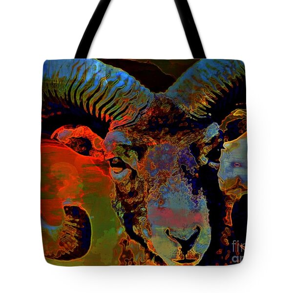 Aries, The Ram Tote Bag by WBK