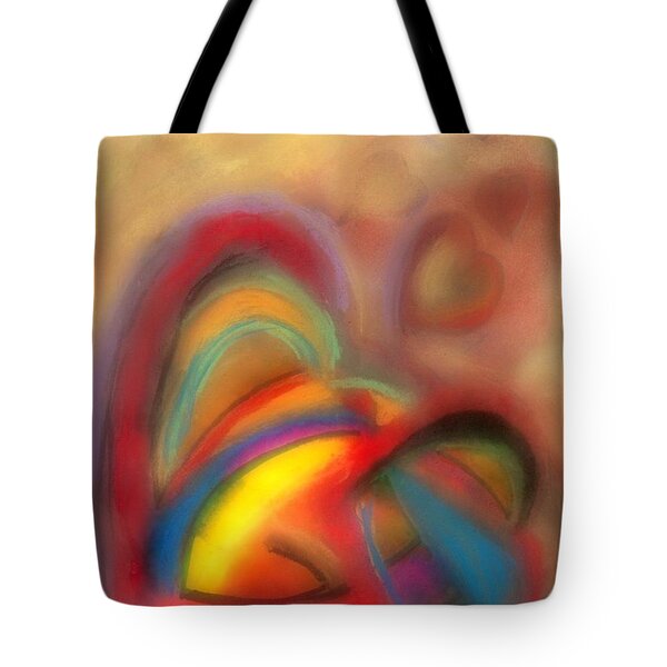 Drizzling Hearts Tote Bag by WBK
