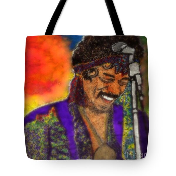 Jimi's Smile Tote Bag by WBK