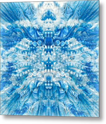 A New Wind Abstract Redux Metal Print by Wbk