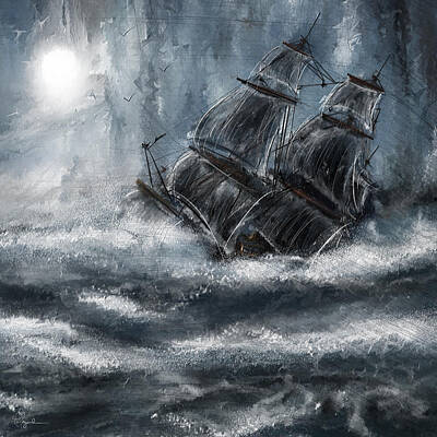 Old Ship Paintings for Sale