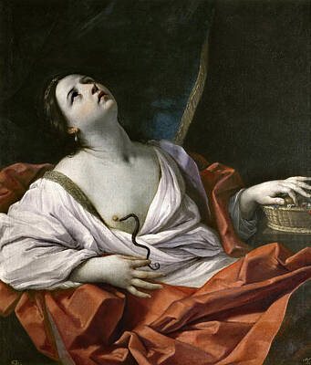 Guido Reni Painting - Cleopatra by Guido Reni