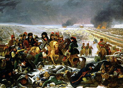 Napoleon Painting - Napoleon On The Battlefield Of Eylau by Antoine-Jean Gros