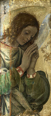 Angel Painting - An Angel Adoring by Filippino Lippi