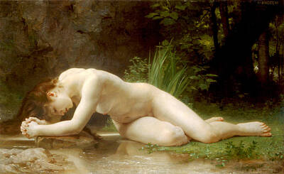 William-adolphe Bouguereau Painting - Byblis by William-Adolphe Bouguereau