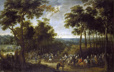Hunt Painting - Cardinal-infante On The Hunt by Pieter Snayers
