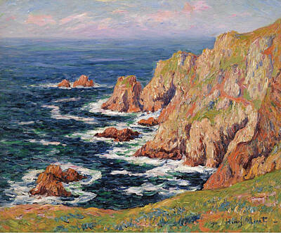 Henry Moret Painting - De Cote Sauvage by Henry Moret
