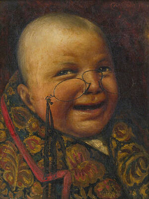 Cassius Marcellus Coolidge Painting - Once A Man. Twice A Child by Cassius Marcellus Coolidge