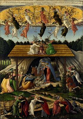 Angel Painting - The Mystical Nativity by Sandro Botticelli
