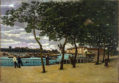 Paris Painting - View Of The Seine Paris by Jean-Baptiste Armand Guillaumin