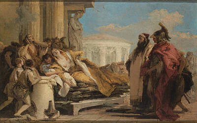 Dido Painting - Death Of Dido by Giovanni Battista Tiepolo