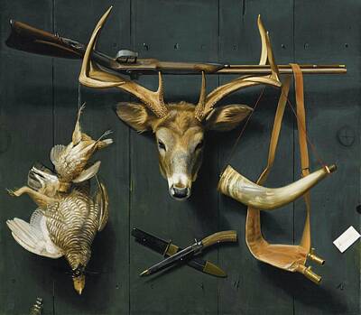 Alexander Pope Painting - Trophies Of The Hunt by Alexander Pope