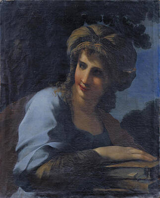  Painting - A Sybil by Giovanni Francesco Romanelli