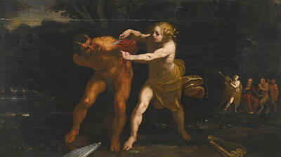  Painting - Apollo Flaying Marsyas by Cecco Bravo