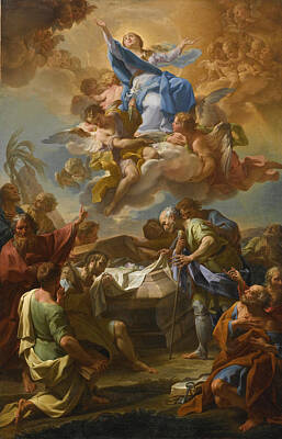  Painting - Assumption Of The Virgin by Corrado Giaquinto