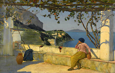 Charles Caryl Coleman Painting - Capri by Charles Caryl Coleman