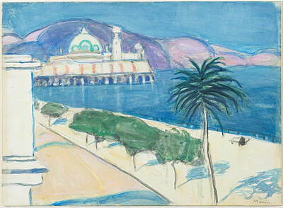 James Wilson Morrice Drawing - Casino By The Sea by James Wilson Morrice