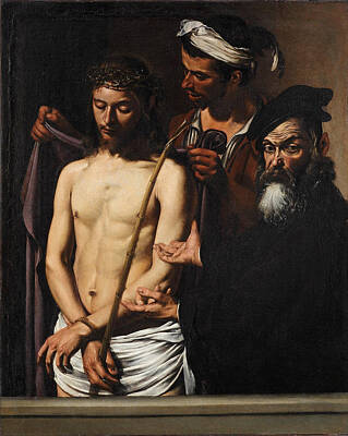 Caravaggio Painting - Ecce Homo by Caravaggio