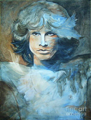 Flight Of The Eagle Jim Morrison Print by <b>Kathryn Donatelli</b> - flight-of-the-eagle-jim-morrison-kathryn-donatelli