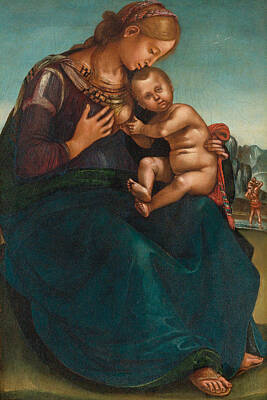 Luca Signorelli Painting - Madonna And Child 3 by Luca Signorelli