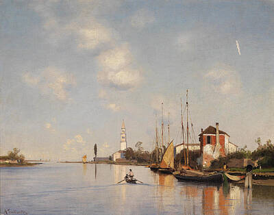  Painting - Mazzorbo Near Venice by Ascan Lutteroth