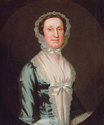  Painting - Mrs Joseph Reade by John Wollaston