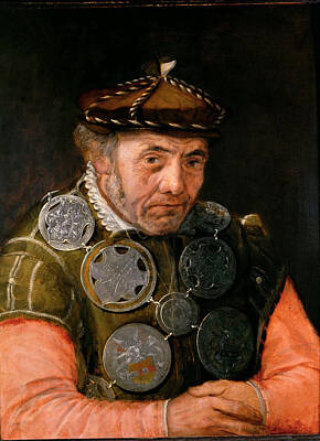 Frans Floris Painting - Portrait Of A Guild Officer by Frans Floris