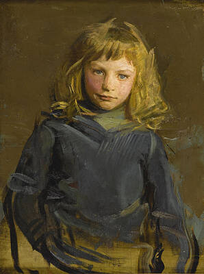  Painting - Study For Harry Whiting Nephew Of The Artist by Abbott Handerson Thayer