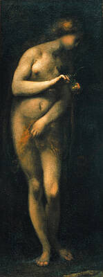 Cecco Bravo Painting - Temptation Of Eve by Cecco Bravo