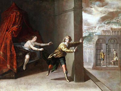  Painting - The Chastity Of Joseph by Antonio del Castillo y Saavedra
