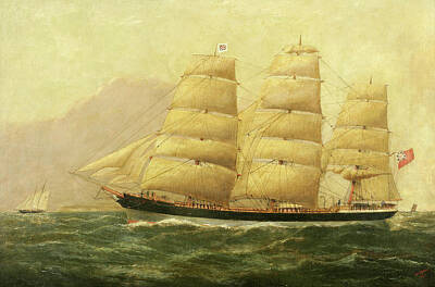 William Howard Yorke Painting - The Duke Of Argyll At Sea by William Howard Yorke