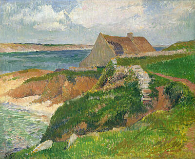  Painting - The Island Of Raguenez. Brittany by Henry Moret
