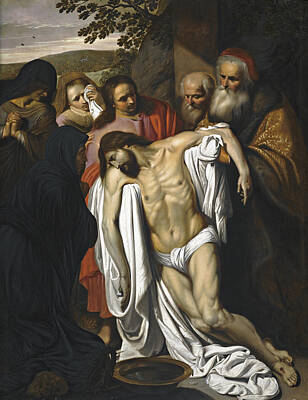  Painting - The Lamentation by Pieter van Mol