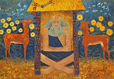 Painting - The Meditation Of Visichta by Paul Serusier