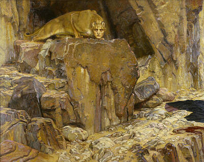  Painting - The Sphinx by Georg von Rosen