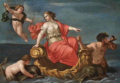  Painting - The Triumph Of Galatea by Giovanni Francesco Romanelli