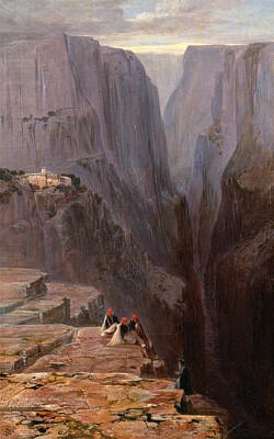 Edward Lear Painting - Zagori. Greece by Edward Lear
