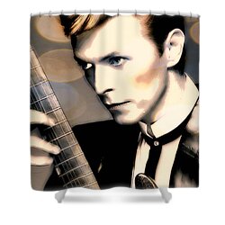 Bowie Shower Curtain by Wbk