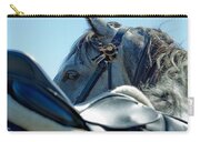 Grey In Blue Carry-all Pouch by Michelle Wrighton