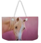 Pretty In Pink - Palomino Pony Weekender Tote Bag by Michelle Wrighton