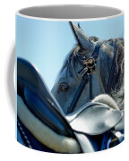 Grey In Blue Coffee Mug by Michelle Wrighton