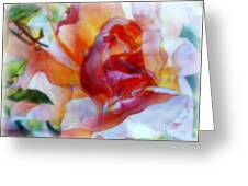 A Floral Illusion Greeting Card by Wbk