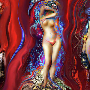 Lesbian Painting By Samarel Fine Art America