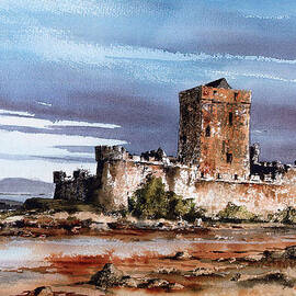  Doe Castle in Donegal by Val Byrne