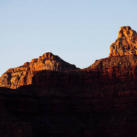 A Sandstone Tower Lit By The Setting by Kyle Sparks