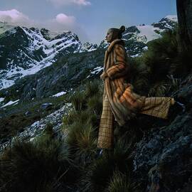 Birgitta Af Klercker Wearing A Coat by John Cowan