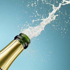 Champagne Exploding From Bottle by Andy Roberts