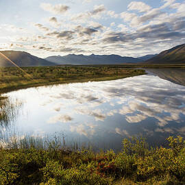 Clouds Reflected In Noatak River And by Scott Dickerson / Design Pics